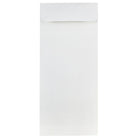 JAM Paper Enveloppes-pochette Strathmore en papier vélin avec fermeture gommée, 4 1/8 x 9 1/2 po, blanc brillant, paq./100-Blanc brillant