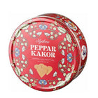 Nyakers - Biscuits Suédois en Forme de Cœurs au Pain d'Épices dans une Boîte Rouge - 400 g-Cuits selon une recette traditionnelle suédoise et parfumés au gingembre, aux clous de girofle et à la cannelle, à savourer avec un café ou une tasse de thé aux herbes