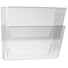 Storex Standard Wall Files Letter - Clear - 2 Pack-Clear