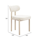 Zuo Aurea Dining Chair - Light Grey - Set of 4-6
