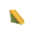 Marcus & Marcus Collapsible Silicone Rubber Sandwich Wedge Container with Snap-On Lid - Lola The Giraffe - 3 Pack-Dishwasher Safe