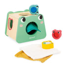 Janod Toy Box 4-Piece Set for 12 Months-Comes with a guide to explain how each toy Helps your child grow.
