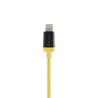 Spark Electronics Mfi Apple Certified Premium Quality 8 Pin Lightning To Usb Sync Cable, Yellow-Slim lightning connector design that allow it to be used with devices without removing case