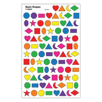 Trend Enterprises superShapes Stickers, Basic Shapes, 4800 Pack-Acid free, nontoxic and safe for use on photos