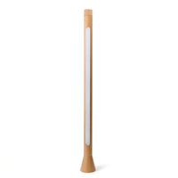 Decent Living Lampadaire LED en bois à intensité variable-Fabriqué à partir de bois de hêtre massif Ampoule LED à économie d'énergie à intensité variable