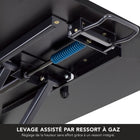 Mount-It! - Convertisseur de bureau debout X-Lift réglable en hauteur 32 pouces, noir-Plage de hauteur : 2,5 po à 16,9 po