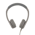 BuddyPhones Explore+ Headphones - Grey Matter-Headphone style on-ear, design for kids with SafeAudio