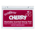 Ready 2 Learn Washable Stamp Pad - Cherry Scent - Dark Red - 6 Pack-Amusing for kids and adults: Hey teachers and parents! Children love to receive sweet-smelling stamps as rewards after homework, tests or chores. Give them a scented stamp right on the hand, too!