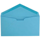 JAM Paper Monarch Envelopes, 3.88 x 7.5, Brite Hue Blue Recycled, 500 Pack (34097574H)-Blue recycled paper envelope