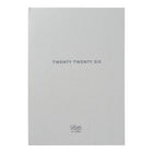 Letts 2026 Titanium Weekly/Monthly Hard Cover Planner - 8-1/4" x 5-5/6" - Silver - Multilingual-Week-to-view minimalist format with space for each day of the week