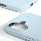Ideal of Sweden Silicone Case MagSafe for iPhone 16 - Light Blue-Grip-friendly surface