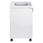 Destroyit 3104 P4 Coss-Cut 24-Sheet Commercial Shredder (DSH0315L)-Easy Switch control element uses illuminated color codes and symbols to indicate operational status and functions as an emergency stop switch