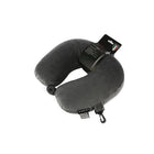 TUCCI Italy Microbead Travel Pillow - Grey-Premium Microbead Filling - conforms to your shape for personalized comfort