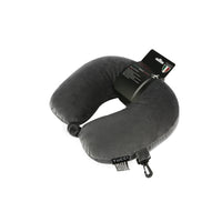 TUCCI Italy - Accessoire de voyage pour oreiller en microperles - Gris-Remplissage de microbilles premium - s’adapte à votre forme pour un confort personnalisé