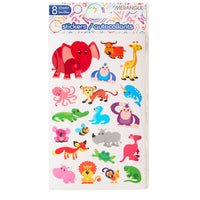 Merangue Sticker Pack - Jungle Animals - 160 Stickers/Pack-Includes 8 sheets of Jungle Animals stickers (160 Stickers/Pack)