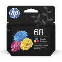 HP - Cartouche d'encre originale tricolore HP 68-Cette cartouche fonctionne avec : HP Envy 6152e, 6155e, 6552e, 6555e, 6558e
