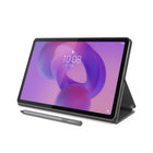 Lenovo Idea Tab Android Tablet 11" MTK Dimensity 6300 Tablet 128 GB SSD 4 GB RAM with Folio Case and Pen - Luna Grey-Powered by the MediaTek Dimensity 6300 octa core processor and Arm Mali-G57 MC2 GPU, offering responsive performance for multitasking