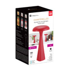Xtricity Chanterelles Decorative LED Portable Touch Table Lamp - Red-Touch activation for easy operation