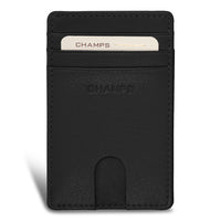 Champs - Porte-cartes d'accès en cuir Onyx - Noir-Étui à cartes d’accès en cuir