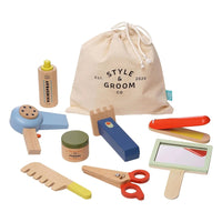 Manhattan Toy - Ensemble de jouets en bois Style & Groom de 9 pièces-Encourage le jeu de rôle imaginatif