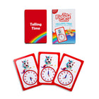 The Fidget Game Telling Time Card Pack-Teaches how to read analog clocks by hours, half-hours and quarter-hours