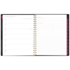 Mead Undated West Village 12 Month Large Weekly/Monthly Fabric Hard Cover Planner - 11" H x 9" W - Bilingual-Durable fabric hard cover