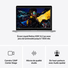 Apple - Portatif MacBook Pro 14 po - M4 Pro - 14 cœurs - SSD 1 To - Mémoire unifiée 24 Go - Noir infini - Français-Écran Pro Brillant: L'écran liquid retina xdr 14,2 po affiche une luminosité en continu jusqu’à 1 000 nits, avec des pics de luminosité à 1 600 nits et un contraste de 1 000 000:1