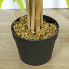 Outsunny 5' Artificial Bamboo Tree in Nursery Pot - Green-Colour: Green 