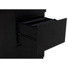Koss - Classeur vertical de luxe en bois à 4 tiroirs - Espresso-Coulisses à extension complète