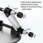 MyBat Adjustable Ergonomic Laptop/Tablet Stand - Supports Up to 17"-Stable and Rock-Solid - Features a thicker panel and precision spindle design to eliminate wobble while typing.