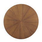 Modway Crossroads Round Wood Coffee Table - Walnut-7