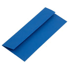 JAM Paper #10 Business Envelopes, 4 1/8 x 9.5, Presidential Blue, 1000 Pack (463916900B)-Opening: booklet