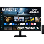Samsung 32" Smart Monitor - LS32FM702UNXZA - Black-The 32" VA panel delivers up to 1.07 billion colours with HDR10 support providing bright highlights and deep shadows - other features include 300 nits brightness, 4 ms response time, and 3000:1 static contrast ratio