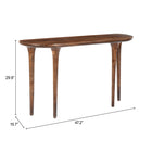 Zuo Spiker Console Table - Walnut-3 year limited warranty