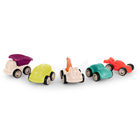 Miniland Eco Minimobil 4-1/4" - Set of 5-Now manufactured in eco-friendly materials to reduce their environmental impact