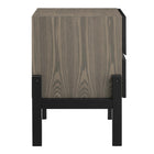 Modway Merritt Nightstand - Oak-Non-Marking Felt Foot Pads