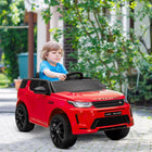 Qaba 12V Land Rover Licensed Kids Electric RC Car - Red-Soft start function promotes gentle acceleration for safety 