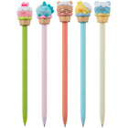 Merangue - Stylo pour décoration de cupcakes en forme d'animaux-Stylos fantaisie avec des embouts mignons sur le thème des glaces animales