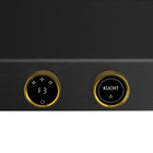 KUCHT KRHG360-GL-C 36" 900 CFM Wall Mounted Range Hood with Digital Controls - Gemstone/Gold-Stylish range hood comes with two stainless steel baffle filters that are also dishwasher friendly