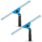 Gritt Commercial 14" Swivel Window Squeegee with Quick Release - 2 Pack-Streak-free window cleaning