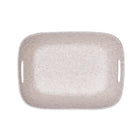 My Home My Living Strong Felt Oval Basket 3-Piece Set - 14"L x 11"W x 6"H - Cream-Conveniently nestable to save space