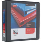 Staples – Reliure de présentation robuste à anneaux en D, 2 po, noir-Anneaux sans interstice Gap Free pour un bon alignement