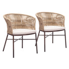 Zuo Freycinet Dining Chair - Natural - Set of 2-Assembly required