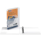 Reliure de présentation Davis Group à anneaux en D QuickFit, 5/8 po, blanche-11,5 po H x 10,25 po L (format lettre)