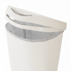 Umbra Brim Step Can - 50L - Sand-Durable and easy to clean: the polypropylene construction and satin finish of brim makes it easy to keep clean; simply wipe with a damp cloth when needed