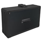 Vaultz Pencil Box - Black-Mesh pocket and elastic pencil band inside for organization