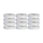 Globe Commercial JRT1000 Jumbo Roll Toilet Tissue - 2 Ply - White - 1000'/Pack - 12 Pack-Fits universal paper dispensers