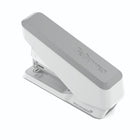 Fellowes LX840 Half Strip EasyPress Antimicrobial Stapler - White-Adjustment depth guide for perfect alignment stapling