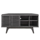 Modway Render 46" Corner TV Stand - Charcoal-Assembly Required