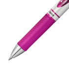 Pentel EnerGel Liquid Gel Refillable Retractable Pen - 0.7 mm - Magenta-Sleek & stylish barrel design with metal accents for a professional look